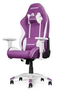 AKRacing California PC-gamestoel Gestoffeerde gevoerde zitting Violet, Wit