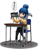 Laid-Back Camp PVC Statue 1/7 Rin Shima: Look What I Bought Ver. 14 cm