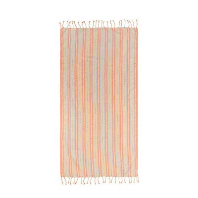 Protest gestreept strandlaken Danii oranje/geel (90x180 cm) Oranje/geel Protest gestreept strandlaken Danii oranje/geel (90x180 cm) Oranje/geel