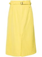 Jil Sander 66 A-line midi skirt - Vert