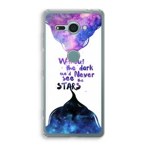 Stars quote: Sony Xperia XZ2 Compact Transparant Hoesje