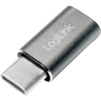 LogiLink USB 2.0 Adapter [1x USB-C stekker - 1x Micro-USB 2.0 B bus] AU0041 - thumbnail