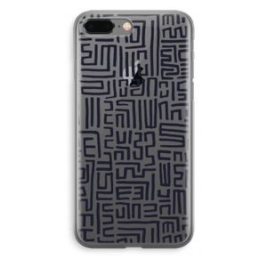 Moroccan Print: iPhone 8 Plus Transparant Hoesje