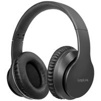 LogiLink BT0053 Over Ear koptelefoon Bluetooth Stereo Zwart Noise Cancelling - thumbnail