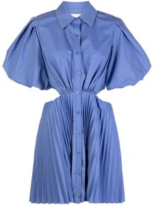 Simkhai robe-chemise à manches bouffantes - Bleu