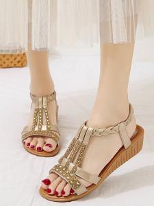 Vacation Plain Slide Sandals