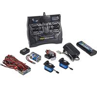 Carson 500501015 500501015 Reflex Stick Truck Set 2.4G 6 kanalen, modelbouw, 2,4 GHz afstandsbediening, ontvanger, incl. accessoires, handleiding, zwart