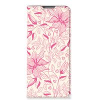 OPPO Reno8 Lite Smart Cover Pink Flowers