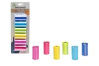 Beeztees poepzakjes regenboog per 6, afbreekbaar