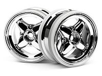 Mx60 four spoke wheel chrome (0mm offset/2pcs) - thumbnail