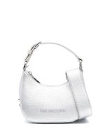 Love Moschino sac cabas en cuir métallisé - Gris