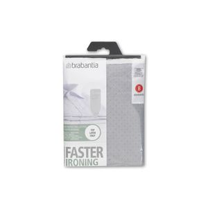 Brabantia strijktafelhoes B 124x38 cm 2 mm schuim metallic