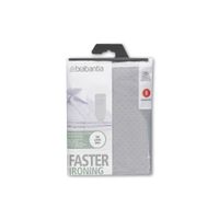 Brabantia strijktafelhoes B 124x38 cm 2 mm schuim metallic - thumbnail