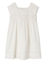 Bonpoint robe Framboise en coton - Blanc