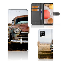 Samsung Galaxy A42 5G Telefoonhoesje met foto Vintage Auto - thumbnail