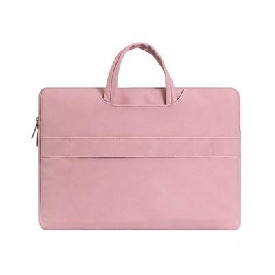 Shop4 - 14 inch Laptop Hoes - Sleeve met Handvaten Roze Shop4 - 14 inch Laptop Hoes - Sleeve met Handvaten Roze