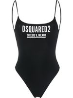 DSQUARED2 maillot de bain à logo imprimé - Noir