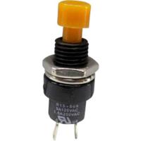 TRU COMPONENTS 1587749 TC-R13-509A-05YL Druktoets 250 V/AC 1.5 A 1x uit/(aan) Moment 1 stuk(s) - thumbnail