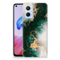 TPU Siliconen Hoesje voor OPPO A96 | OPPO A76 Marmer Groen