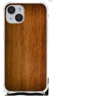 iPhone 14 Plus Stevig Telefoonhoesje Donker Hout