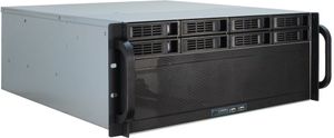 Inter-Tech 4U-4408 Rack Zwart, Zilver