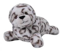 Wild Republic knuffel zeehond junior 20 cm pluche grijs