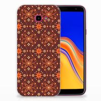 Samsung Galaxy J4 Plus (2018) TPU bumper Batik Brown - thumbnail