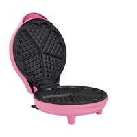 Wafelmaker - roze - voor 5 wafels