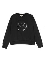 Michael Kors Kids sweat à logo brodé de sequins - Noir