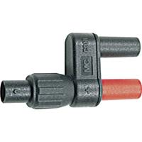 Stäubli XF-BB/4 Meetadapter BNC-bus - Bus 4 mm Aanraakveilig Zwart, Rood - thumbnail