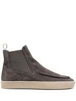 Officine Creative bottines chelsea en daim à bout rond - Gris