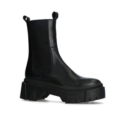 Sacha hoge leren chelsea boots zwart Sacha hoge leren chelsea boots zwart