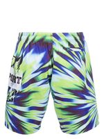 Plein Sport short de bain à imprimé tigre - Vert