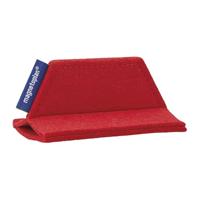 magnetoplan magnetoWipe ecoAware, magnetische vilten bordwisser, rode bordwisser gemaakt van gerecyclede PET-flessen