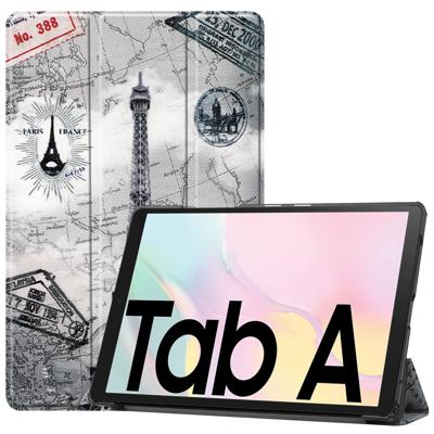 3-Vouw sleepcover hoes - Samsung Galaxy Tab A7 (2020) - Eiffeltoren 3-Vouw sleepcover hoes - Samsung Galaxy Tab A7 (2020) - Eiffeltoren