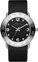 Horlogeband Marc by Marc Jacobs MBM1140 Onderliggend Leder Zwart 20mm - thumbnail