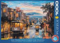 San Francisco Cable Car Heaven Puzzel 1000 Stukjes