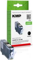 KMP Inktcartridge vervangt Canon CLI-521BK Compatibel Foto zwart C73 1509,0001 - thumbnail