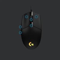 Logitech - G203 LightSync RGB Gaming Mouse - Zwart - thumbnail