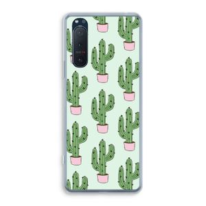 Cactus Lover: Sony Xperia 5 II Transparant Hoesje