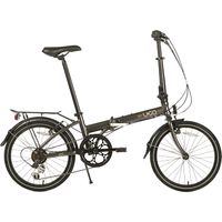 U•GO Mobility Just D6 fiets Aluminium Grijs - thumbnail