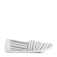 Toms Alpargata Stripe espadrilles wit/blauw