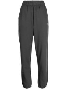 CHOCOOLATE pantalon de jogging en coton à patch logo - Gris