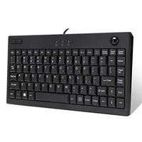 Adesso AKB-310UB toetsenbord USB QWERTY zwart - toetsenborden (bekabeld, USB, QWERTY, zwart)