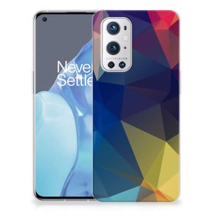 OnePlus 9 Pro TPU Hoesje Polygon Dark