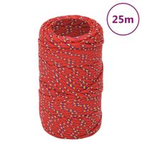 Boottouw 2 mm 25 m polypropyleen rood