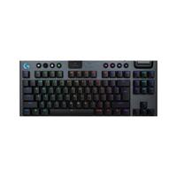Logitech G G915 X LIGHTSPEED TKL Low-Profile Wireless Gaming Keyboard, Double-Shot PBT Keycaps, volledig programmeerbare toetsen, GL Brown Tactile, pc/Mac, US INT'L QWERTY - Zwart
