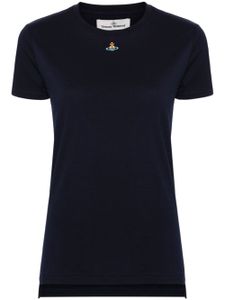 Vivienne Westwood t-shirt à motif Orb brodé - Bleu