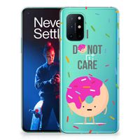 OnePlus 8T Siliconen Case Donut Roze - thumbnail