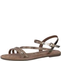 Tamaris 1-28113-42 damessandalen, goud glam, 38 EU